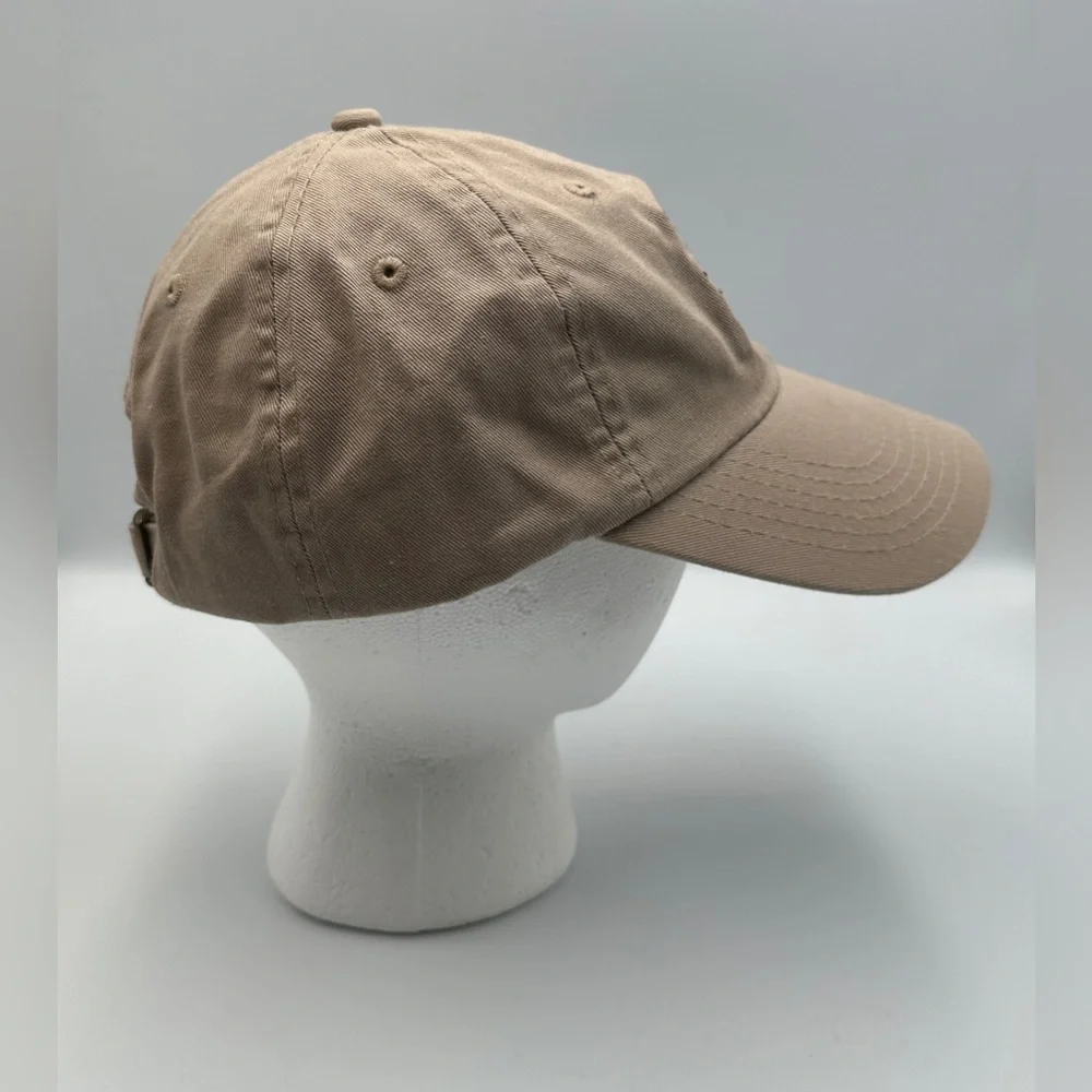 Women’s Khaki Free Your Feels Embroidered Graphic Baseball Cap Hat Adjustable